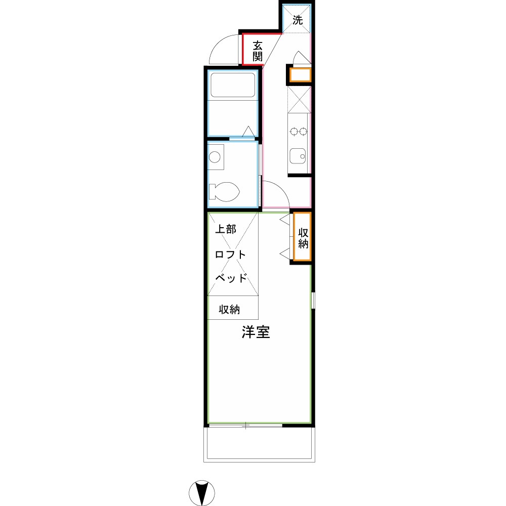 ラ・ポルト 間取り