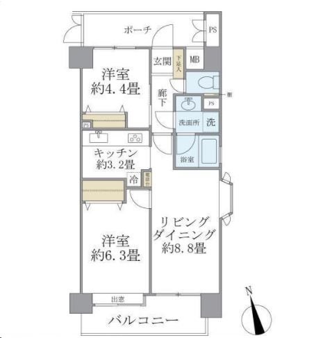 シティハイツ中落合 間取り