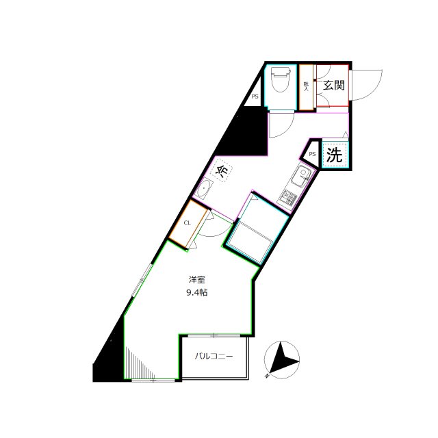 ヴェルステージ国分寺 間取り図