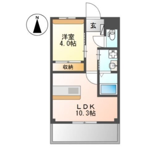 クレール（clair） 間取り