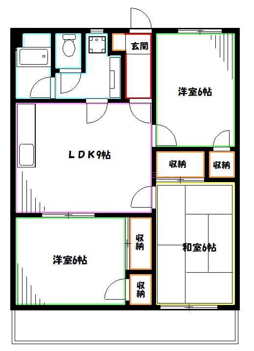 ロイヤルハイムⅠ 間取り