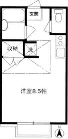 サンパレス中町 間取り