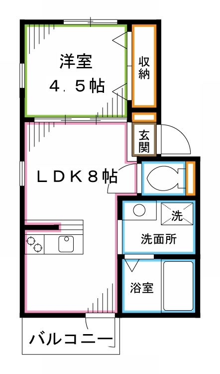 レナルヒュース中野 間取り