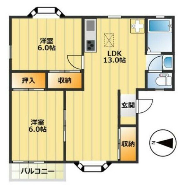 コートエクセラン 間取り図