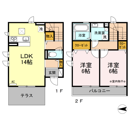 メゾンアカシア 間取り図