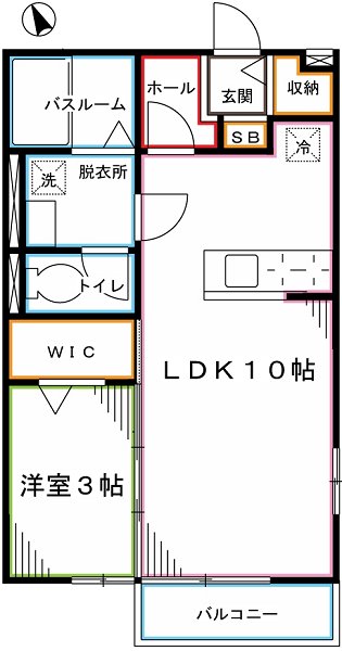 ベルデュール 間取り図