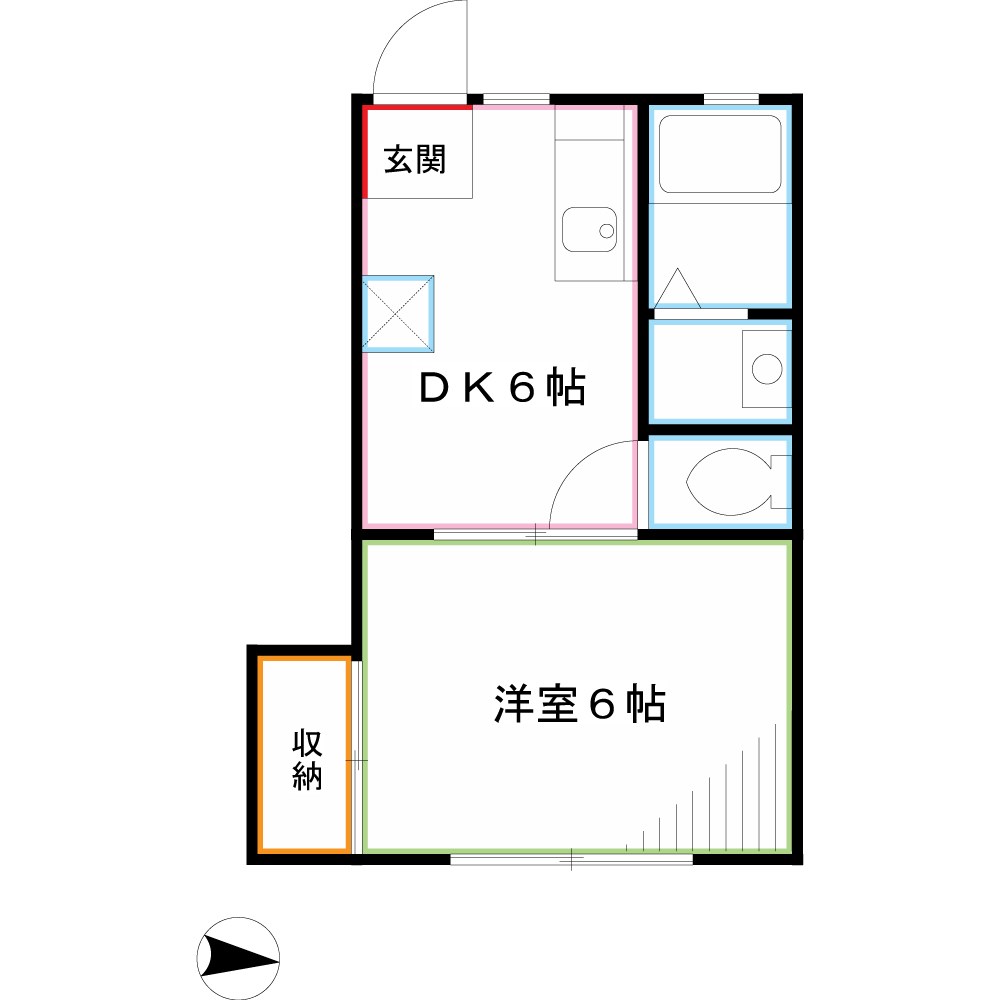 メゾン梨里 間取り