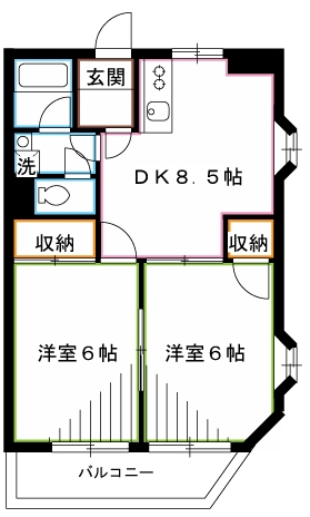 ライムかいぬま 間取り