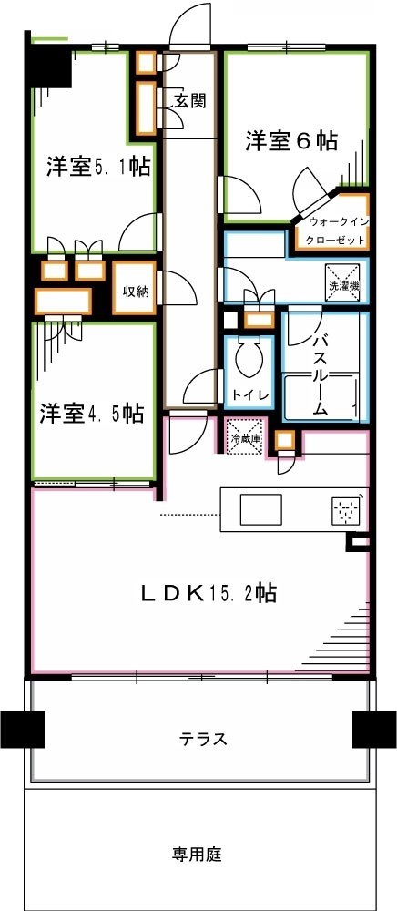 パークホームズ杉並善福寺川緑地 間取り
