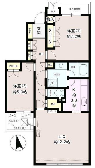 スクエア高円寺 間取り