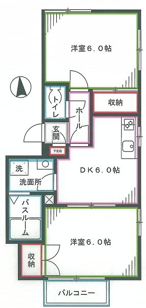 メゾンウィステリアＣ棟 間取り