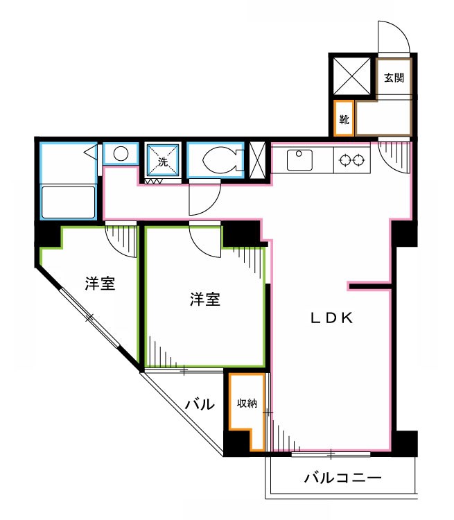ライオンズステーションプラザ新中野 間取り