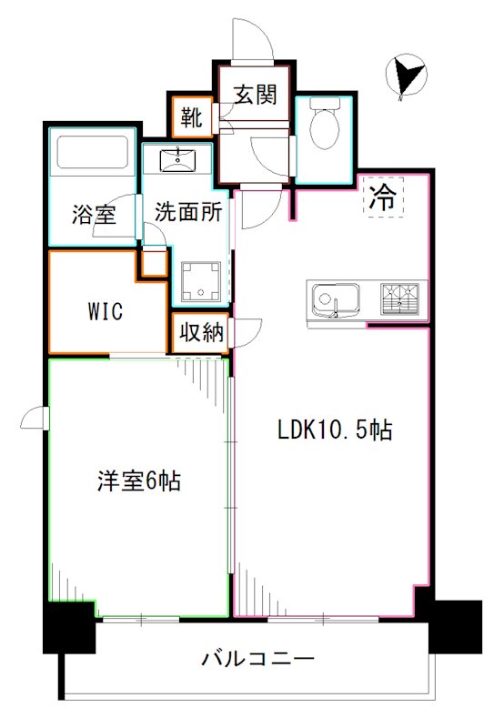 フレンシア高円寺北 間取り