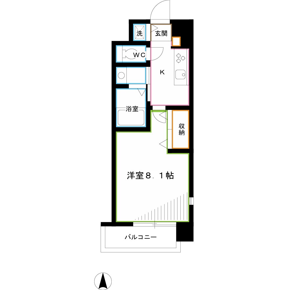 パインリーフ   間取り