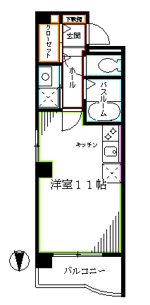 フレール中野坂上 間取り