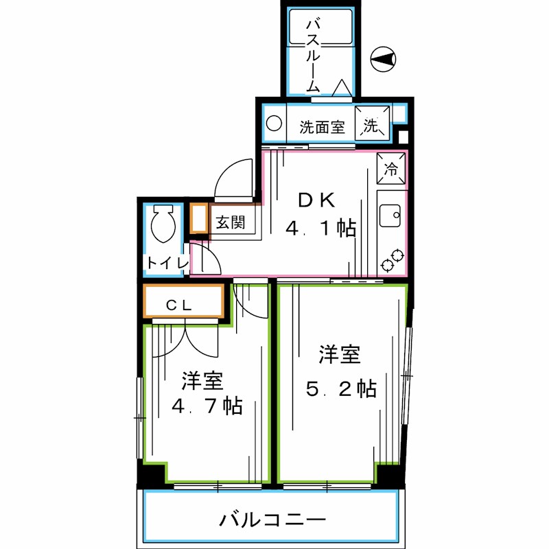 MsCortASAGAYA（エムズコートアサガヤ） 間取り