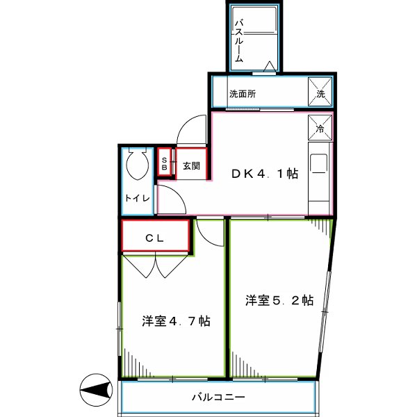 M's CORT ASAGAYA 間取り