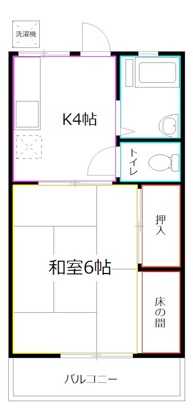 仁愛ハイツ 間取り