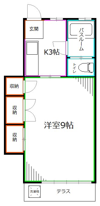 さつき荘  間取り