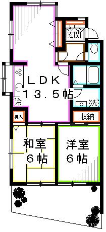 フォレスト深大寺 間取り