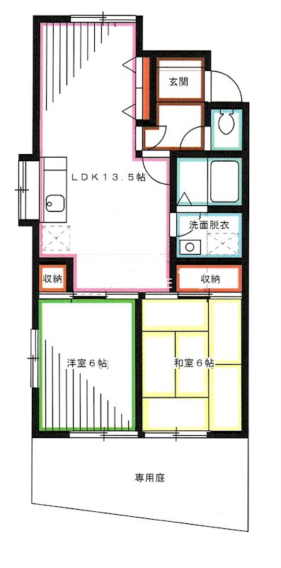 フォレスト深大寺B 間取り