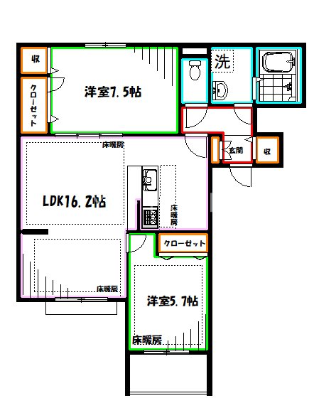 Primavera Musashino 間取り
