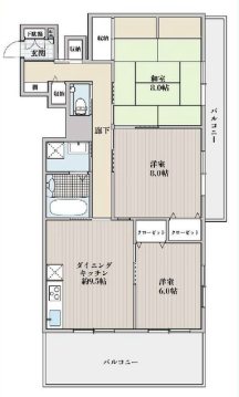 FLEUR MAISON TAMURA 間取り
