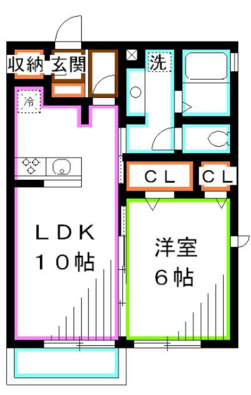 サン・ヴェールA 間取り