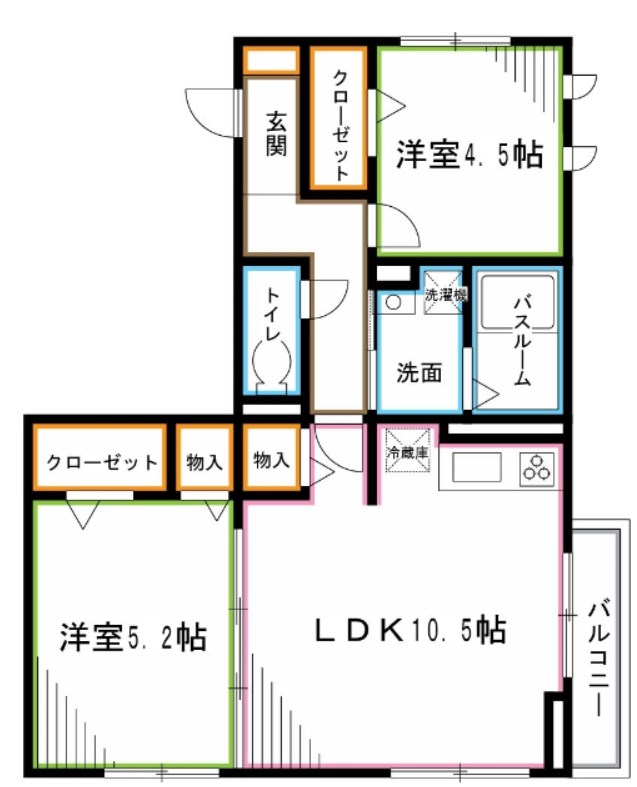 グランディス阿佐谷南 間取り