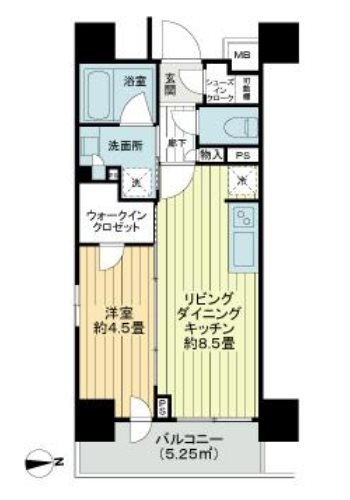 ライオンズミレス新中野 間取り