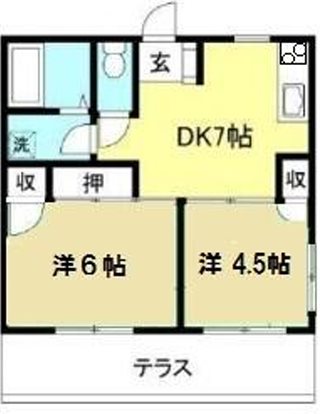 パールコート武蔵小金井 間取り