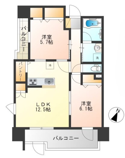 joie方南町(ジョワ方南町) 間取り