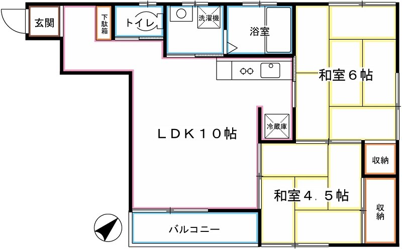 フラットアウト 間取り