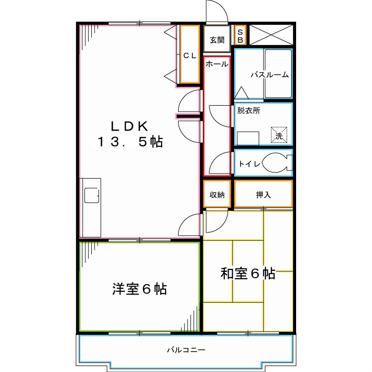 ローゼス小金井 間取り