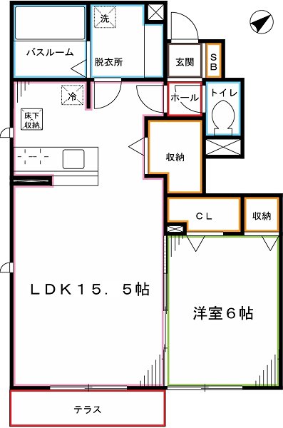 CASA de kou 間取り