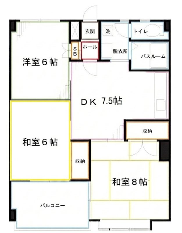 エバーグレース543 間取り