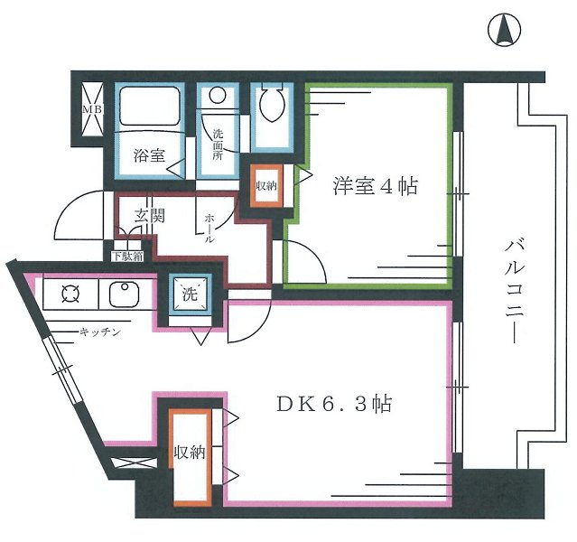 パークヒルズ落合 間取り