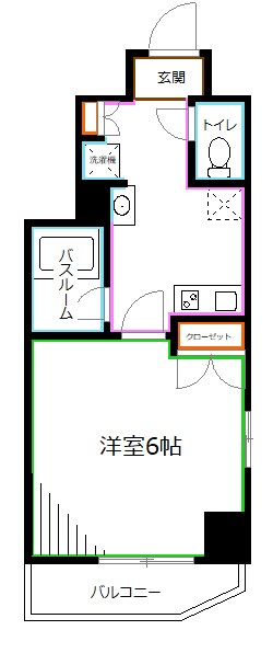 ヴェルステージ南阿佐ヶ谷 間取り