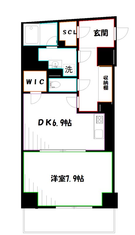 THE PALMS三鷹Ⅰ 間取り