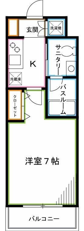 ドゥーエ阿佐ヶ谷  間取り