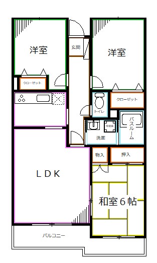 アーガスヒルズ 間取り