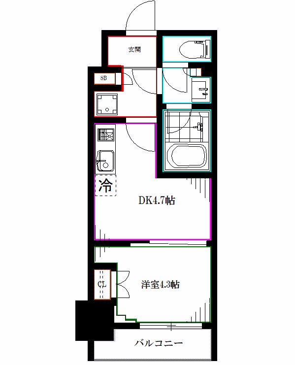 ブリリアンクラス高円寺 間取り