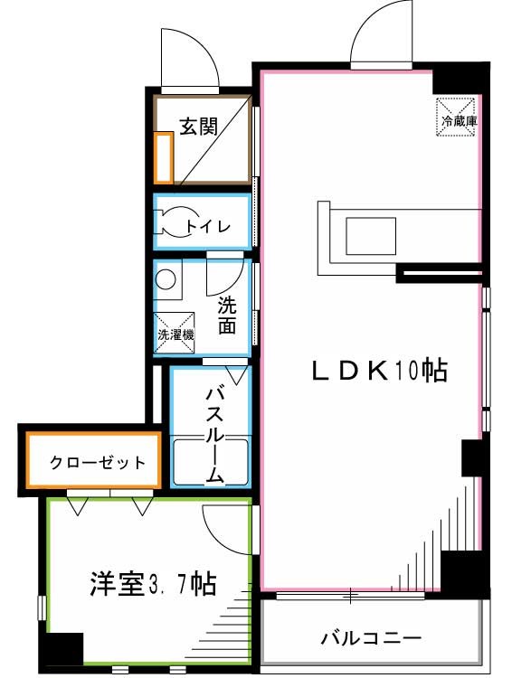 アスティオスⅡ 間取り