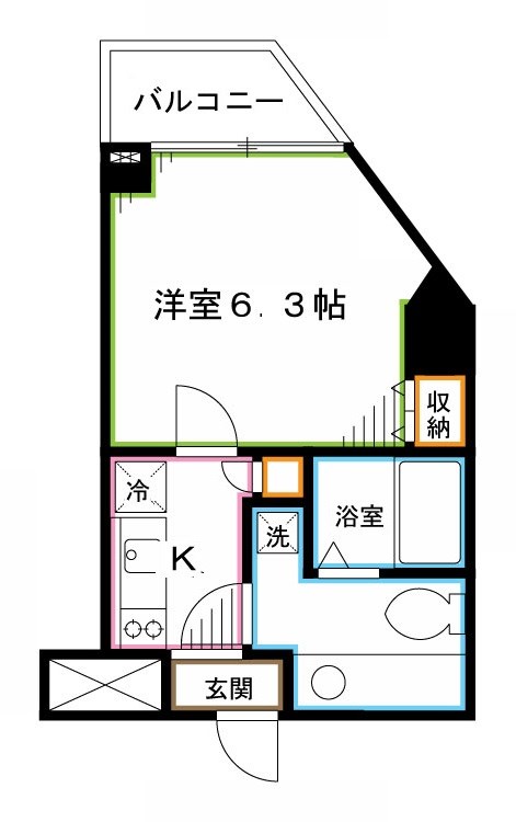 レジディア中野   間取り