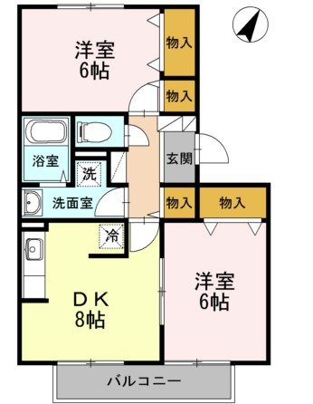 フレマリール国立 間取り