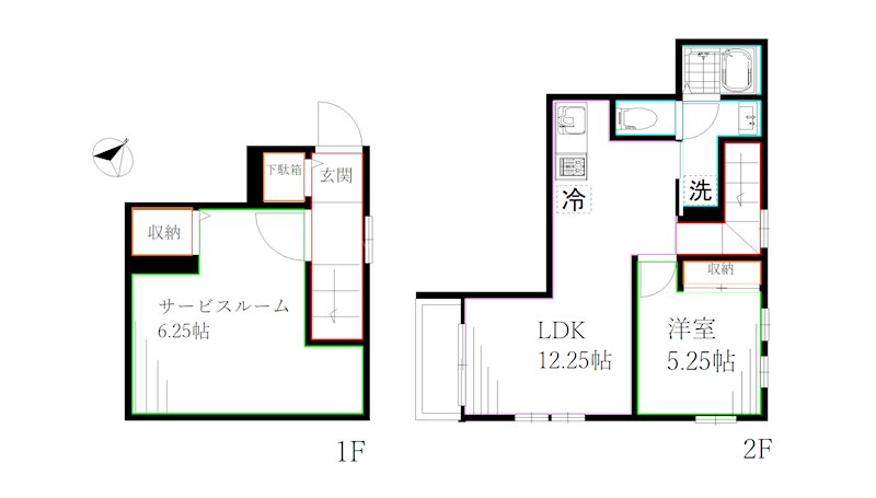 オークキヨカワ 間取り