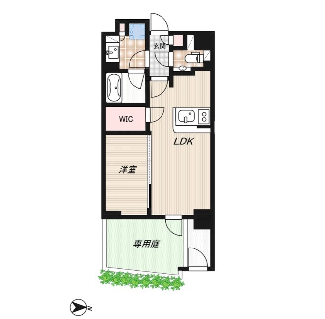 RIDGE新宿西落合（旧ルクレ新宿西落合） 間取り