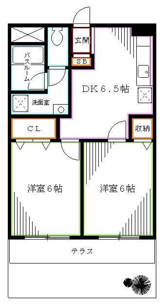 ハイツカメリア 間取り