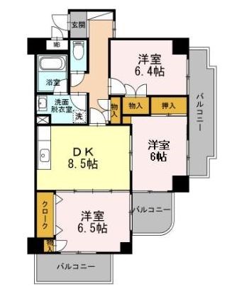 エスポワール小金井 間取り