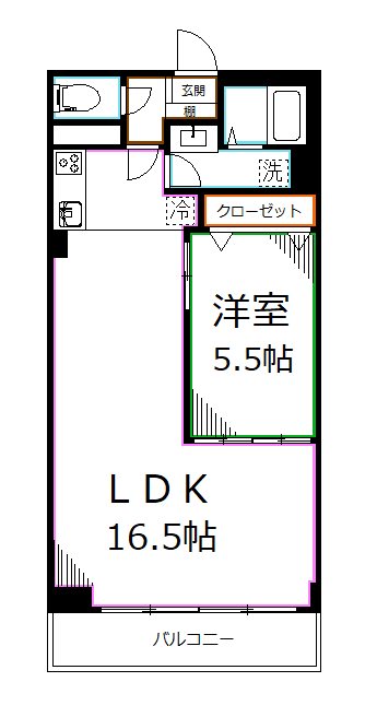 日生住宅小金井マンション 間取り